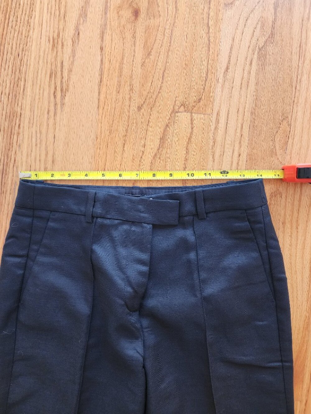 NWT J.Crew Stella Pant in Gramercy Linen Blend Black Size 4 - Picture 5 of 9